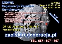 Regeneracja zacisków hamulcowych, Józefów - godziny otwarcia