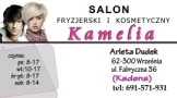 Salon Fryzjerski "kamelia" Arleta Dudek, Września godziny otwarcia