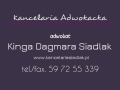 Kancelaria Adwokacka Adwokat Kinga Dagmara Siadlak, Słupsk godziny otwarcia