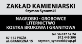 Zakład Kamieniarski Synowski, Pigża godziny otwarcia