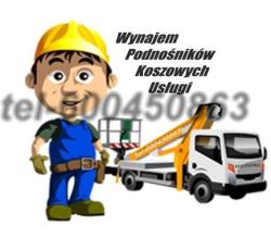 Zwyżka Podnośnik Koszowy 18m 20m 21m 25m 26m 30m 31m Wynajem Usługi tel. 600450863, Kampinos godziny otwarcia
