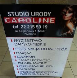 Studio Urody Caroline, Marki godziny otwarcia