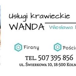 Wanda Usługi Krawieckie Wiesława Wanda Duda, Kolno godziny otwarcia