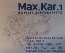 Max.Kar.1 Mariusz Karczmarczyk, Opole godziny otwarcia
