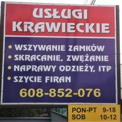 Gryska Iwona. Usługi Krawieckie, Poznań godziny otwarcia