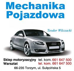 Wilczacki Teodor. Mechanika pojazdowa, Torzym godziny otwarcia