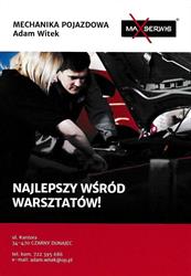 Witek Adam. Mechanika Pojazdowa, Czarny Dunajec godziny otwarcia