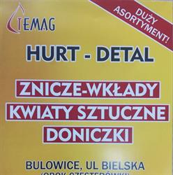 Temag S.C. Zakład Produkcyjno-Handlowo-Usługowy Hurtownia Jerzy Kasolik Grzegorz Wróbel, Bulowice godziny otwarcia
