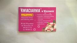 Kwiaciarnia. Bukiety, wiązanki, Wiązowna godziny otwarcia
