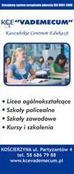 Kaszubskie Centrum Edukacji Vademecum, Kościerzyna godziny otwarcia