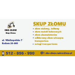 Eko-Złom Skup i Sprzedaż Złomu, Radom godziny otwarcia