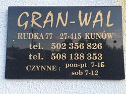 Gran-Wal Firma Kazimierz Walkiewicz, Kunów godziny otwarcia