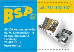 BSP Włodzimierz Głogowski, Kędzierzyn-Koźle - godziny otwarcia