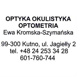 ZAKŁAD USŁUG OPTYCZNYCH EWA KROMSKA-SZYMAŃSKA, Kutno godziny otwarcia