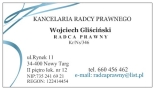 Kancelaria Radcy Prawnego Wojciech Gliściński, Nowy Targ godziny otwarcia
