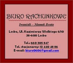 Biuro Rachunkowe Beata Iwanisik Mamak, Lesko godziny otwarcia