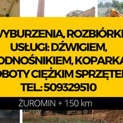 Argobudowa - Usługi Dźwigowe Budowlane. Wyburzenia i Rozbiórki., Żuromin godziny otwarcia