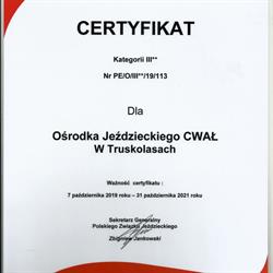 Ośrodek Jeździecki "cwał", Truskolasy godziny otwarcia