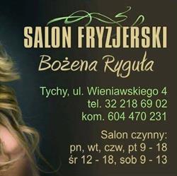 Salon fryzjerski Bożena Ryguła, Tychy godziny otwarcia