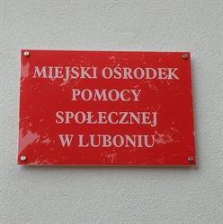 Miejski Ośrodek Pomocy Społecznej w Luboniu, Luboń godziny otwarcia