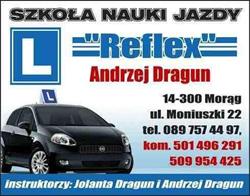 Reflex. Szkoła nauki jazdy, Morąg godziny otwarcia