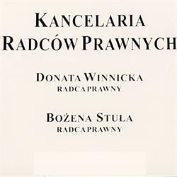 Kancelaria Radców Prawnych. Donata Winnicka, Bożena Stuła, Dębno godziny otwarcia