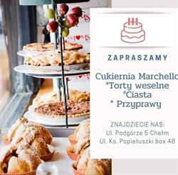 Cukiernia- Piekarnia Marchello, Chełm godziny otwarcia