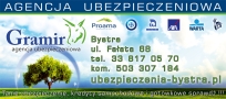 Agencja Ubezpieczeniowa Gramir Grażyna Mirkowska, Bystra Śląska godziny otwarcia