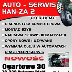 P.p.h.u. Serwis Ogumienia-Naprawa Pojazdów Han-Za 2, Połczyn-Zdrój godziny otwarcia