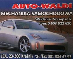Auto-Waldi Auto Mechanika Samochodowa Waldemar Szczepanik, Kraśnik godziny otwarcia