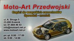 Moto-Art E.Przedwojski, M.Serwin, K.Przedwojski, Kraśnik godziny otwarcia