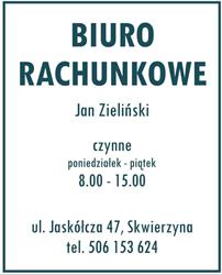 Biuro Rachunkowe Jan Zieliński, Skwierzyna godziny otwarcia