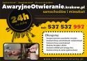 Awaryjne Otwieranie Samochodów Tel. 537 537 997, Kraków godziny otwarcia