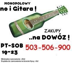 Monopolowy Nysa - "no i Gitara!", godziny otwarcia