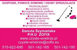Danuta Szymańska Zofix, Warszawa godziny otwarcia