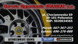 Serwis Ogumienia "dragan" S.c., Polkowice - godziny otwarcia