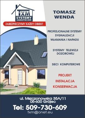 Txm Systemy Zabezpieczeń Tomasz Wenda, Grójec godziny otwarcia