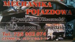 Mechanika Pojazdowa Krystian Uliszewski, Grudziądz - godziny otwarcia