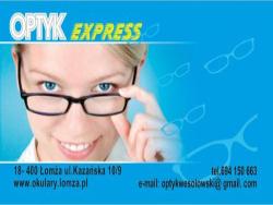 Optyk Express, Łomża godziny otwarcia