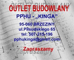 Outlet budowlany PPHU KINGA, Brzeziny godziny otwarcia