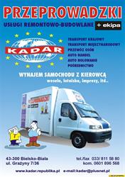 PRZEPROWADZKI F.H.U. KADAR, Bielsko-Biała - godziny otwarcia