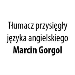 Tłumacz przysięgły języka angielskiego Marcin Gorgol, Sosnowiec godziny otwarcia
