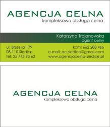 AGENCJA CELNA Katarzyna Trojanowska, Siedlce godziny otwarcia
