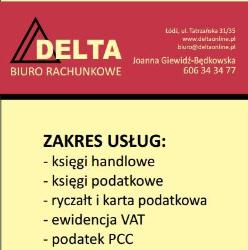 Delta Biuro Rachunkowe Joanna Giedwidź-Będkowska, Łódź - godziny otwarcia