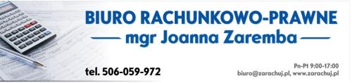 BIURO RACHUNKOWO-PRAWNE JOANNA ZAREMBA, Mława godziny otwarcia