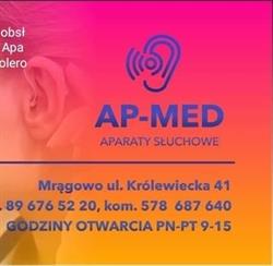 AP-MED Monika Krysiak Aparaty słuchowe, Mrągowo godziny otwarcia