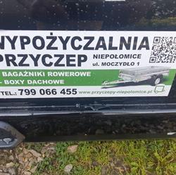 Wypożyczalnia przyczep Niepołomice DAJAKO, godziny otwarcia
