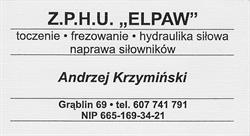 ANDRZEJ KRZYMIŃSKI - Z.P.H.U ELPAW, Grąblin godziny otwarcia