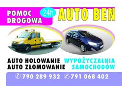 AUTO-BEN Holowanie, Pomoc Drogowa, Laweta, HDS, Transport , Wypożyczalnią samochodów., Radzymin godziny otwarcia