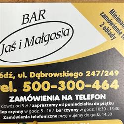 Bar Jaś i Małgosia Małgorzata Zalewska, Łódź godziny otwarcia